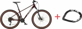 Акция на Велосипед KTM PENNY LANE 271 27.5" рама S/38 2023 Темно-червоний от Rozetka