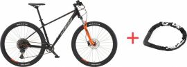 Акция на Велосипед KTM ULTRA FUN 29" рама XL/53 2023 матовий Чорний  + Велосипедні шкарпетки в подарунок от Rozetka