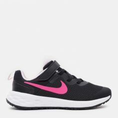 Акція на Дитячі кросівки для дівчинки Nike Revolution 6 Nn (Psv) DD1095-007 33.5 (2Y) Black/Hyper Pink-Pink Foam від Rozetka