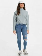 Акція на Джинси Skinny жіночі Levi`s 711 Distressed Skinny 805140677 25 Сині від Rozetka