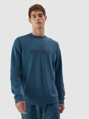 Акція на Світшот чоловічий 4F Sweatshirt M692 4FAW23TSWSM692-32S S Синій від Rozetka