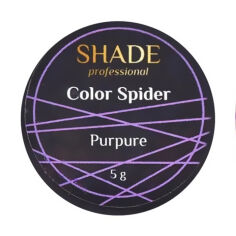 Акція на Гель-павутинка для нігтів Shade Color Spider, Purpure, 5 г від Eva