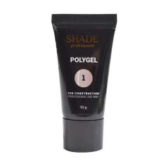 Акція на Полігель для нігтів Shade Polygel, 01, 30 г від Eva