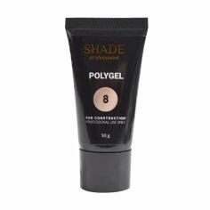 Акція на Полігель для нігтів Shade Polygel з шимером, 08, 30 г від Eva