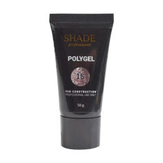 Акція на Полігель для нігтів Shade Polygel з шимером, 15, 30 г від Eva