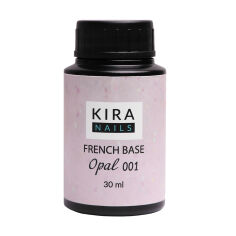 Акція на База для гель-лаку Kira Nails French Base Opal 001, 30 мл від Eva