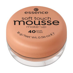 Акція на Тональний мус для обличчя Essence Soft Touch Mousse Make-Up, 40 Matt Toast, 16 г від Eva