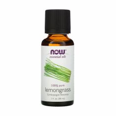 Акция на Ефірна олія Now Foods Essential Oils 100% Pure Lemongrass Лемонграс, 30 мл от Eva