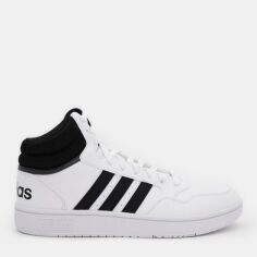 Акція на Чоловічі черевики Adidas Hoops 3.0 Mid GW3019 42 (8UK) 26.5 см Cblack/Cblack/Ftwwht від Rozetka