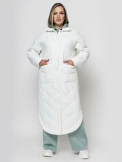 Акция на Куртка демісезонна довга жіноча VLAVI Кері 138902 50 Біла от Rozetka