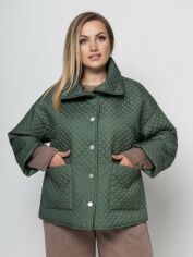 Акция на Куртка демісезонна жіноча VLAVI Сіма 139001 50 Зелена от Rozetka