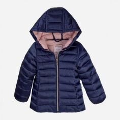 Акция на Дитяча демісезонна куртка для дівчинки Minoti 8Gcoat 11 34971JNR 122-128 см Темно-синя от Rozetka