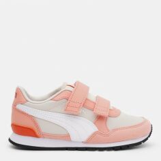 Акция на Підліткові кросівки для дівчинки Puma 38490211 35 (2.5) Alpine Snow-Puma White-Poppy Pink от Rozetka