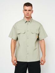 Акція на Сорочка бавовняна чоловіча H&M 0890275 M Оливкова від Rozetka