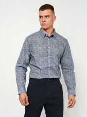Акція на Сорочка чоловіча H&M 0781758 XS/S Синя від Rozetka