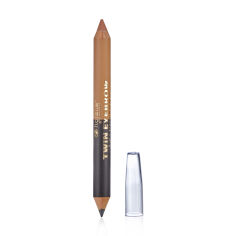 Акція на Двосторонній олівець для брів Florelle Twin Eyebrow Pencil тон 22, 2.8 г від Eva