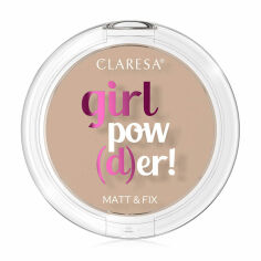 Акція на Пресована пудра для обличчя Claresa Girl Pow(D)er! Pressed Powder 03 Sunkissed, 12 г від Eva