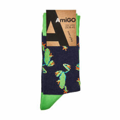 Акція на Шкарпетки чоловічі AmiGO класичні, жаба, розмір 27 від Eva