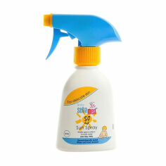 Акція на Дитячий сонцезахисний спрей для тіла Sebamed Baby Sun Spray, SPF 50, 200 мл від Eva