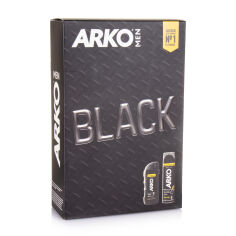 Акція на Подарунковий набір ARKO Men Black (гель для гоління, 200 мл + гель для душу, 260 мл) від Eva