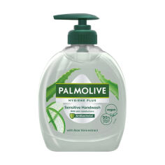 Акція на Рідке мило Palmolive Hygiene Plus з екстрактом алое вера, для чутливої шкіри, 300 мл від Eva