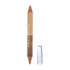 Акция на Двосторонній олівець для брів Florelle Twin Eyebrow Pencil тон 21, 2.8 г от Eva