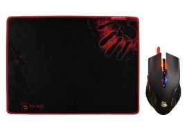 Акция на Миша A4Tech Bloody Q50 Neon XGlide Q5081S USB з ігровою поверхнею (4711421930987) Black от Територія твоєї техніки