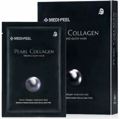 Акція на Маска тканевая Medi-Peel Pearl Collagen Firming Glow 25мл*10шт від MOYO