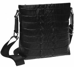 Акція на Чоловічий месенджер шкіряний Laras K1066255-44 Black від Rozetka