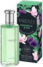Акція на Жіноча туалетна вода Yardley Magnolia & Fig Eau de Toilette 125 мл від Rozetka