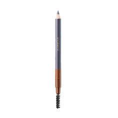 Акція на Олівець для брів Carslan Natural Shaping Eyebrow Pencil зі щіточкою, 03 Light Gray, 1 г від Eva
