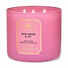 Акція на Ароматична свічка Bath & Body Works White Barn Rosewater & Ivy Scented Candle, 411 г від Eva