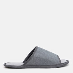 Акція на Жіночі домашні капці з відкритим носком FX shoes 9006 36/37 24.5 см Сірі/Блакитні від Rozetka