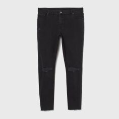 Акція на Джинси Skinny жіночі H&M XAZ199413IRUK 48-50 Світло-чорні від Rozetka