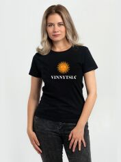 Акция на Футболка жіноча Sol's Imperial Women Місто-герой Вінниця DTF11502309/338 XL Чорна от Rozetka