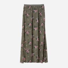 Акція на Спідниця міді літня жіноча H&M XAZ121270ZEJO 38 Хакі від Rozetka