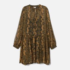 Акція на Сукня коротка осіння жіноча H&M 0728197-009 46 Зелена (СА2000001566206) від Rozetka