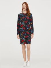 Акція на Сукня коротка жіноча H&M 0607534_01 XS Чорна від Rozetka