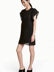 Акція на Сукня коротка літня жіноча H&M 0462887 38 Чорна від Rozetka