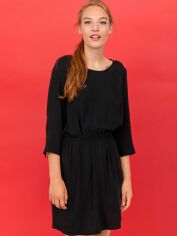 Акція на Сукня коротка жіноча H&M 0522918_7 44 Чорна (СА2000001991251) від Rozetka