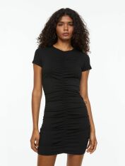 Акция на Сукня-футболка міні літня жіноча H&M FL1077680 M Чорна от Rozetka