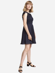 Акція на Плаття коротке літнє жіноче H&M XAZ173108LIYW 34 Темно-синє від Rozetka