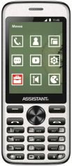 Акция на Мобільний телефон Assistant AS-204 Black от Територія твоєї техніки