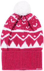 Акція на Дитяча зимова шапка-біні в'язана з помпоном для дівчинки Flash 17BD943-1102-586/2 від Rozetka