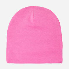 Акция на Дитяча демісезонна шапка-біні для дівчинки ROZA 200442 48-50 см Рожева от Rozetka