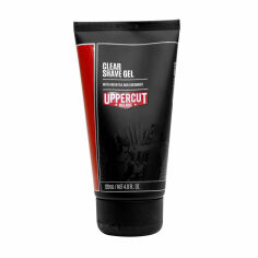 Акція на Чоловічий гель для гоління Uppercut Deluxe Clear Shave Gel з зеленим чаєм та огірком, 120 мл від Eva