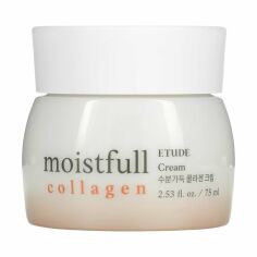 Акція на Крем для обличчя Etude House Moistfull Collagen Cream з колагеном, 75 мл від Eva