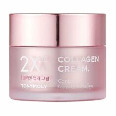 Акція на Крем для обличчя Tony Moly 2X Collagen Capture Cream, 50 мл від Eva