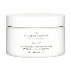 Акция на Маска для обличчя Rituals The Ritual of Namaste Purifying Charcoal Wonder Mask, 70 г от Eva