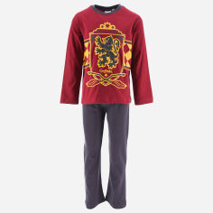 Акція на Дитяча піжама для хлопчика Disney Harry Potter HW2115 116 см Темно-червона від Rozetka